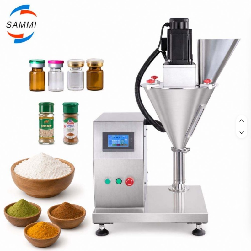 Mesin pengisian kuasa auger automatik meja 1g-5000g