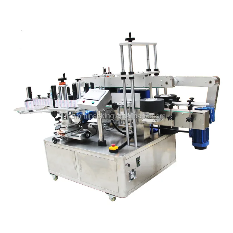 Automatic Double Side Flat surface bottle labeling machine