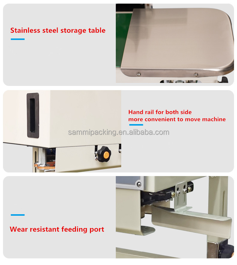 Vertical solid ink band sealer