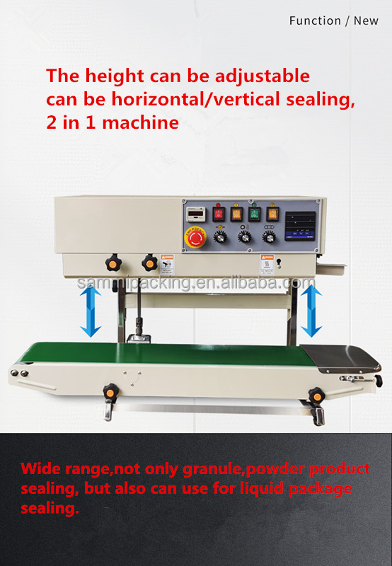 Vertical solid ink band sealer