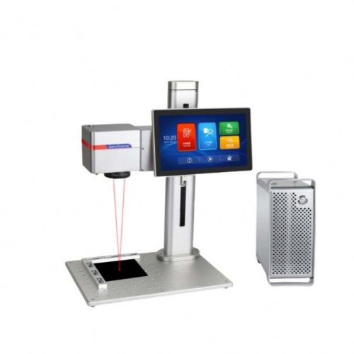 Mesin penanda laser mudah alih desktop skrin sentuh 10 inci
